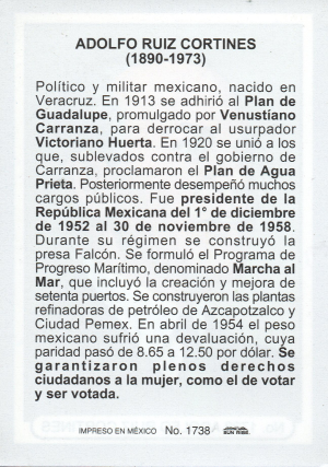 Biografia Adolfo Ruiz Cortines Atras
